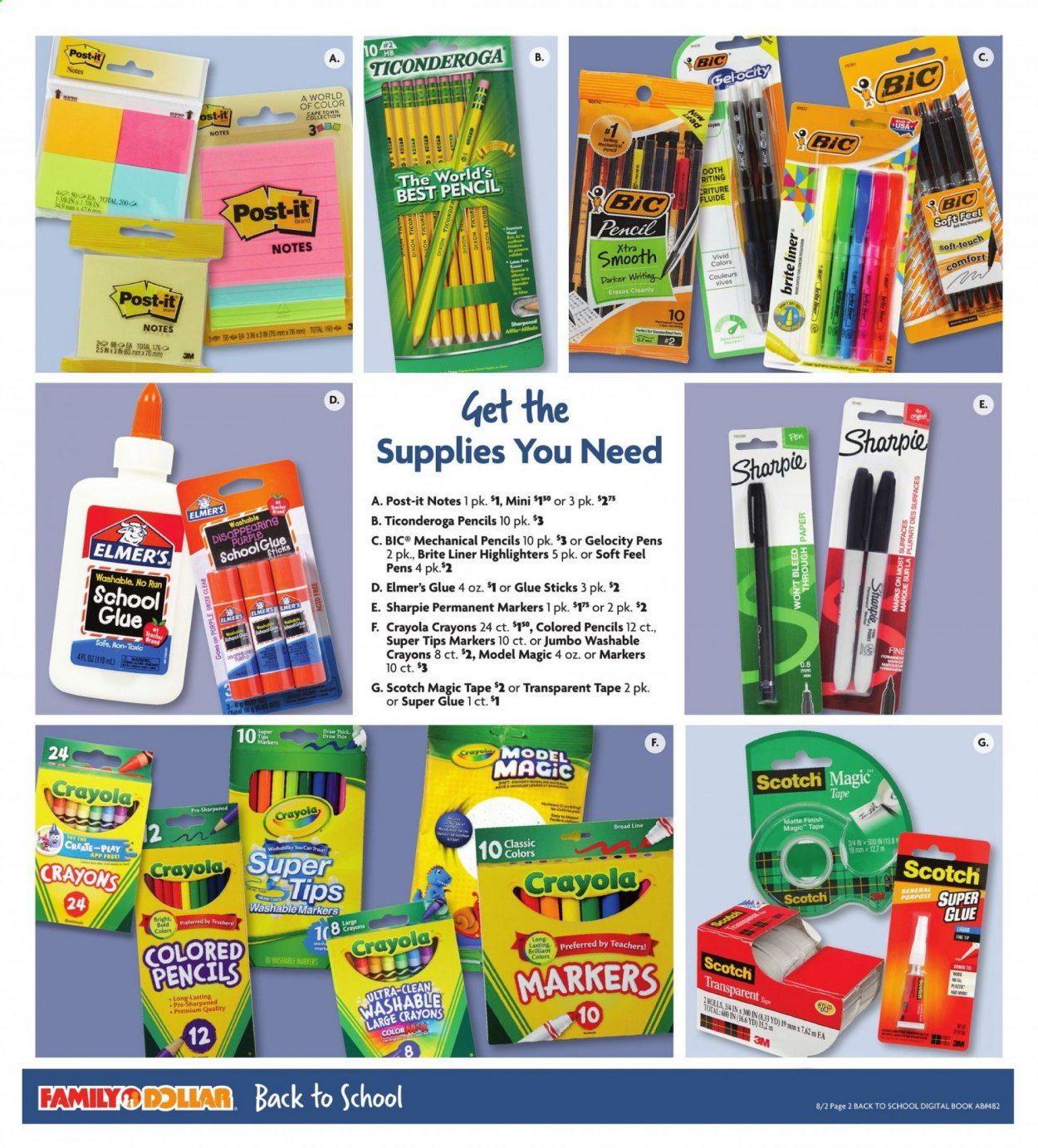 Family Dollar Weekly Ad August 2 to August 15