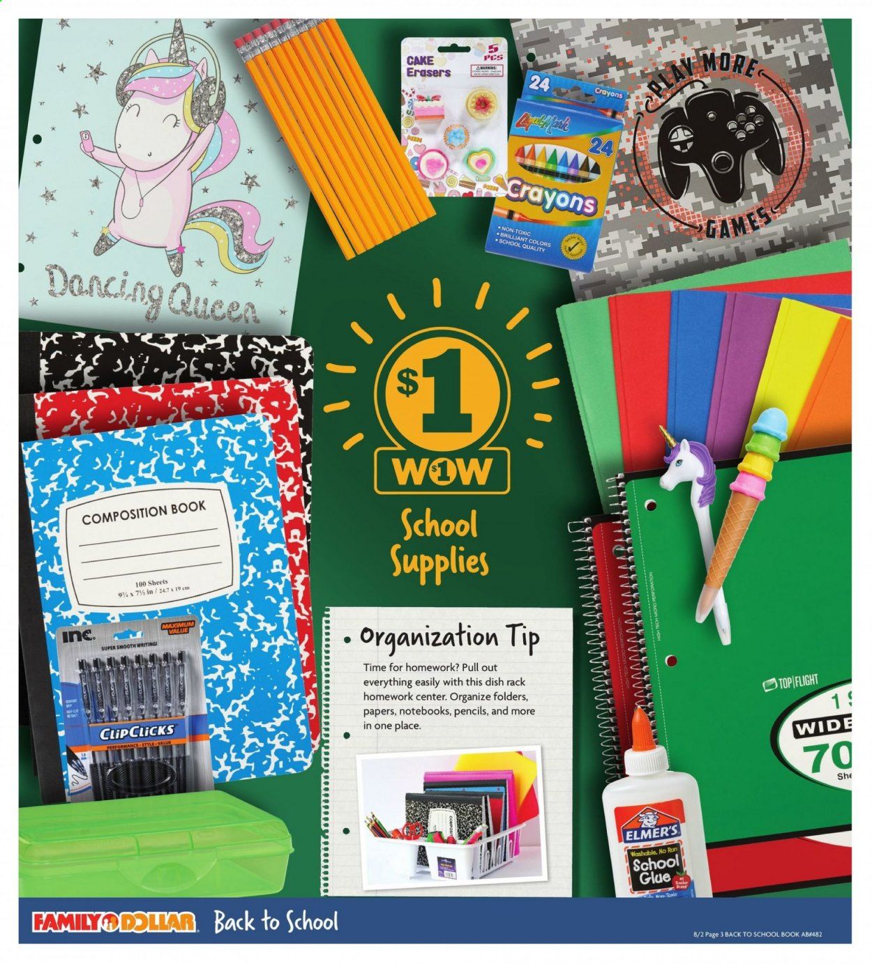 Family Dollar Weekly Ad August 2 to August 15