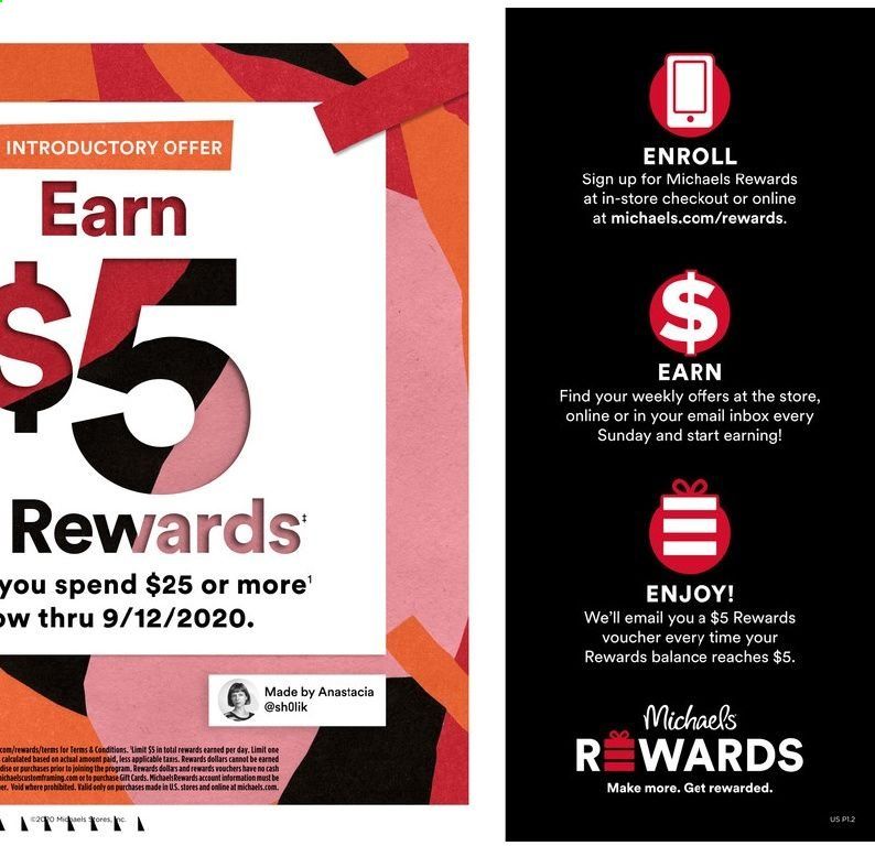 Michaels Weekly Ad August 2 to August 8