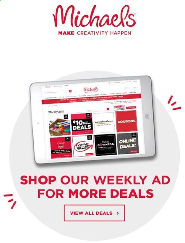 Michaels Weekly Ad August 2 to August 8