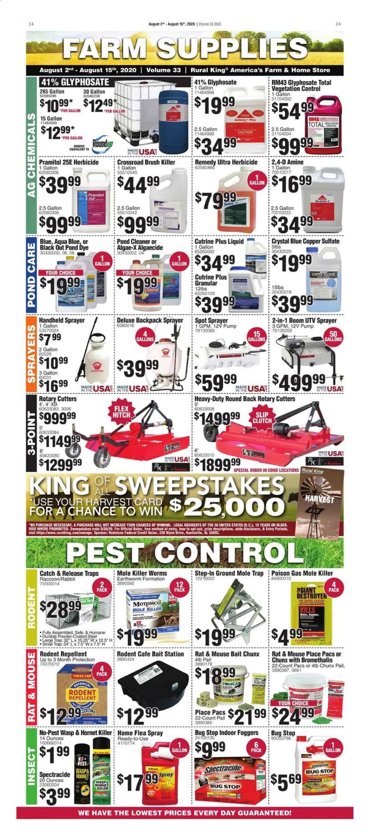Rural King Weekly Ad August 2 to August 15