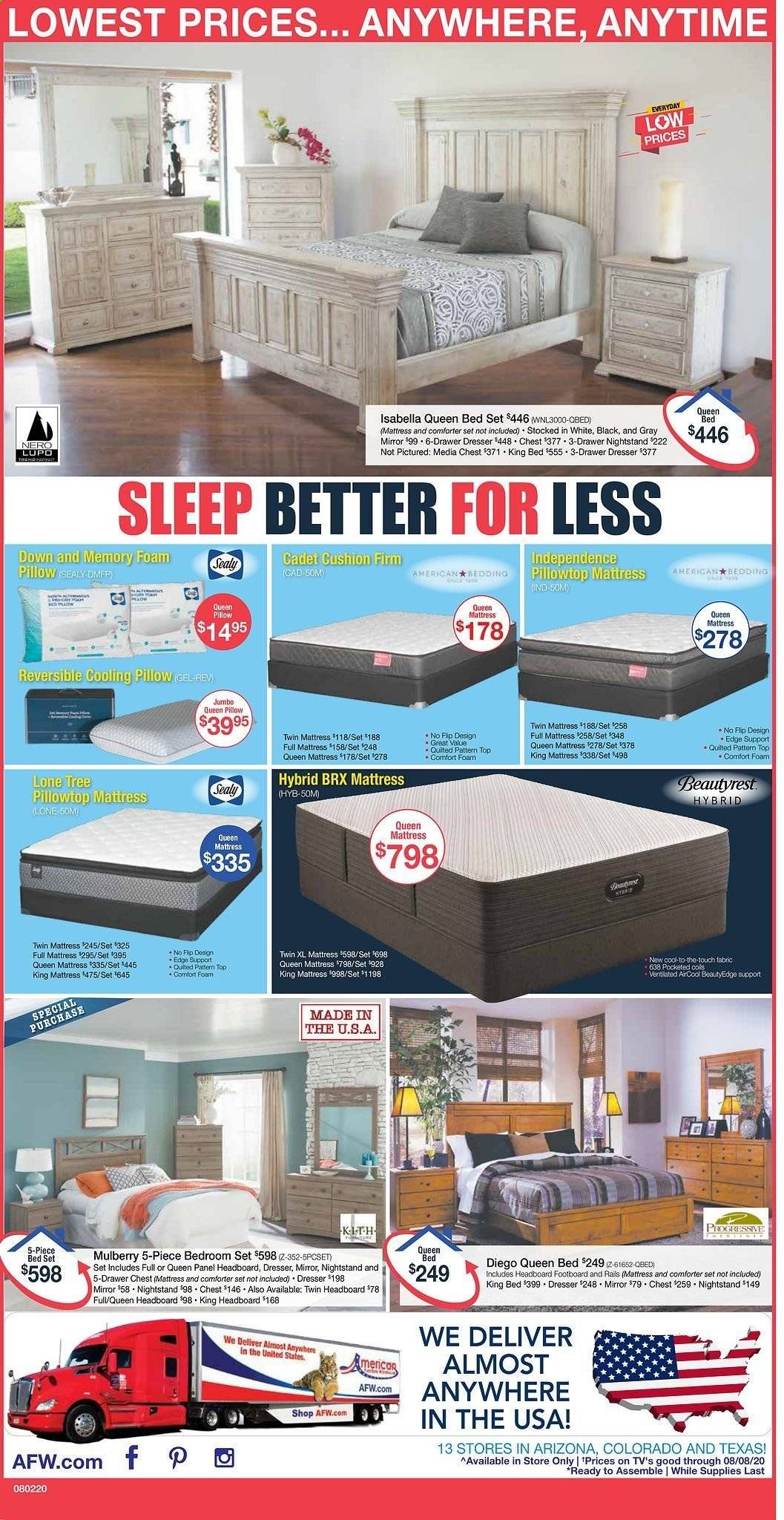 American Furniture Warehouse (AZ) Weekly Ad August 2 to August 8