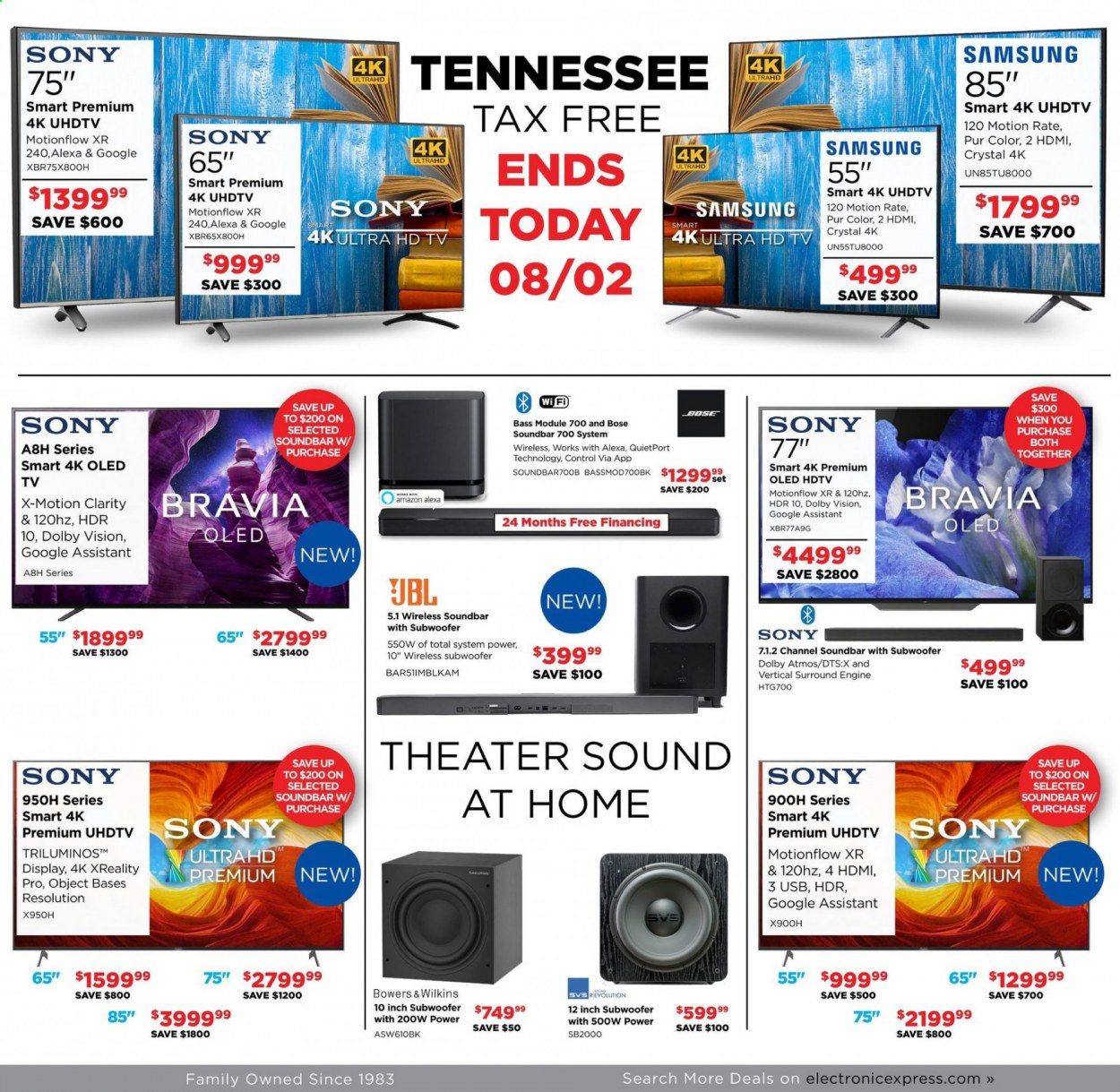 Electronic Express Weekly Ad August 2 to August 8