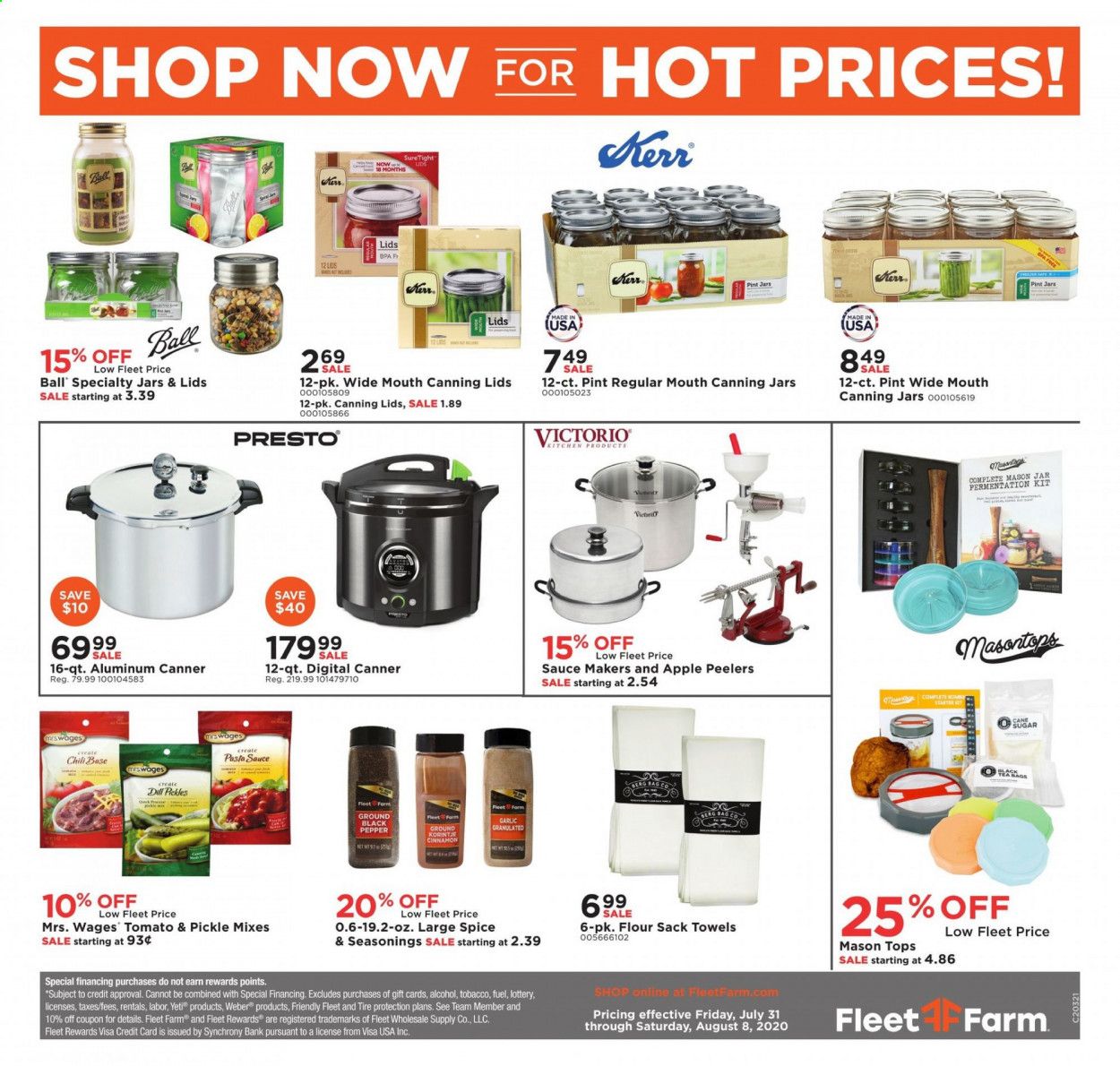 Fleet Farm Weekly Ad July 31 to August 8