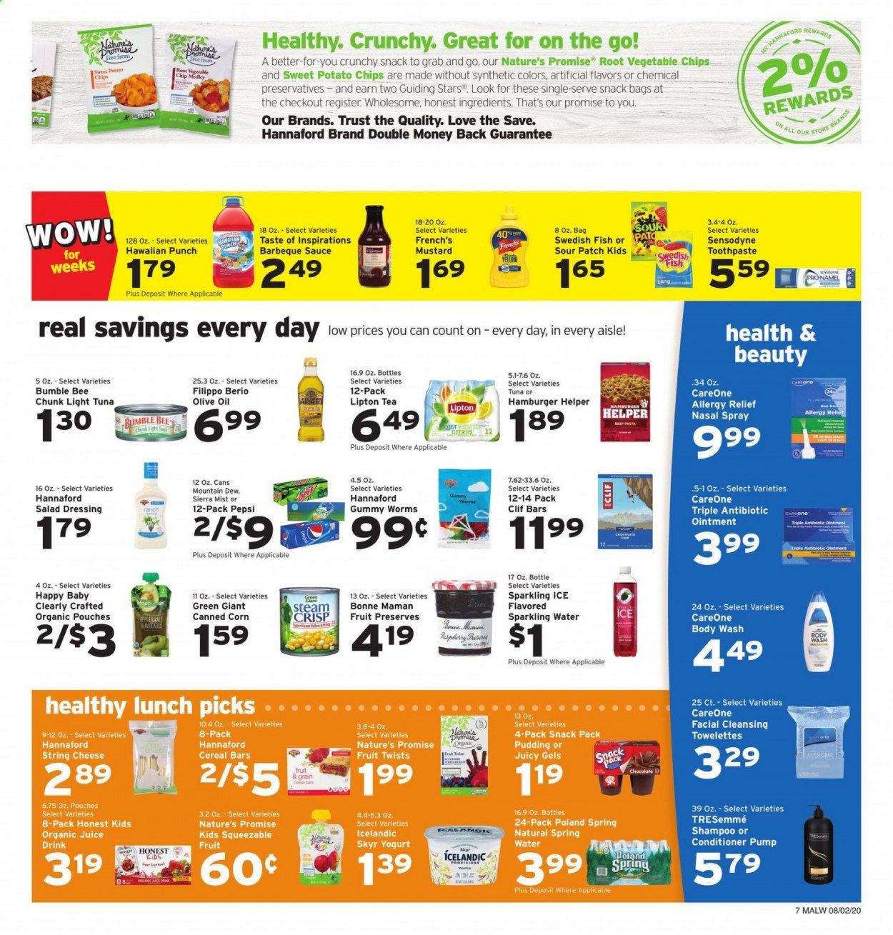 Hannaford (MA) Weekly Ad August 2 to August 8