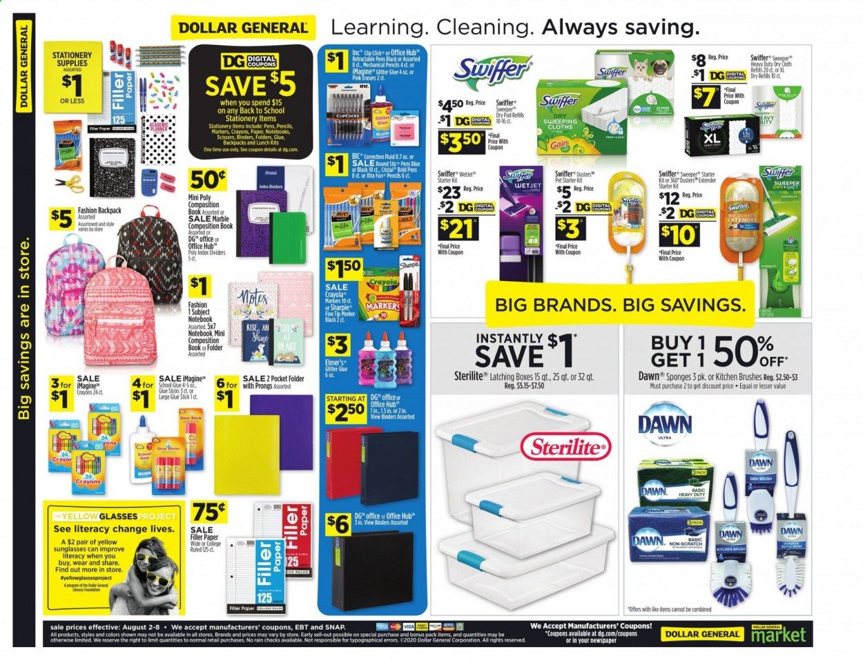 Dollar General (TX) Weekly Ad August 2 to August 8