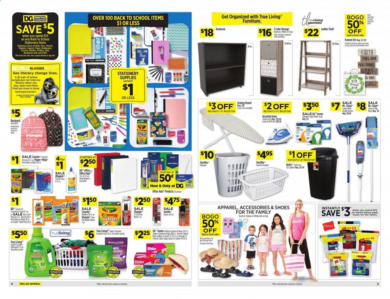 Dollar General (NC) Weekly Ad August 2 to August 8