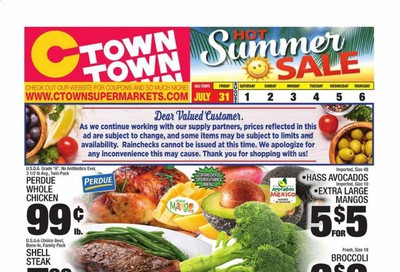 C-Town Weekly Ad July 31 to August 6