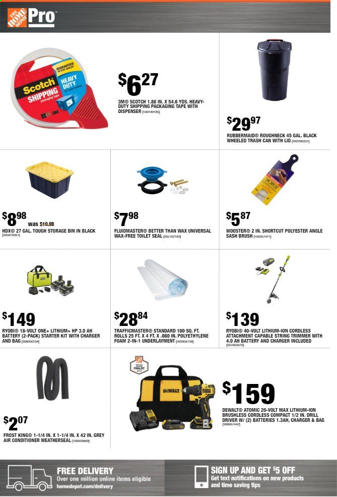 The Home Depot Weekly Ad August 3 to August 10