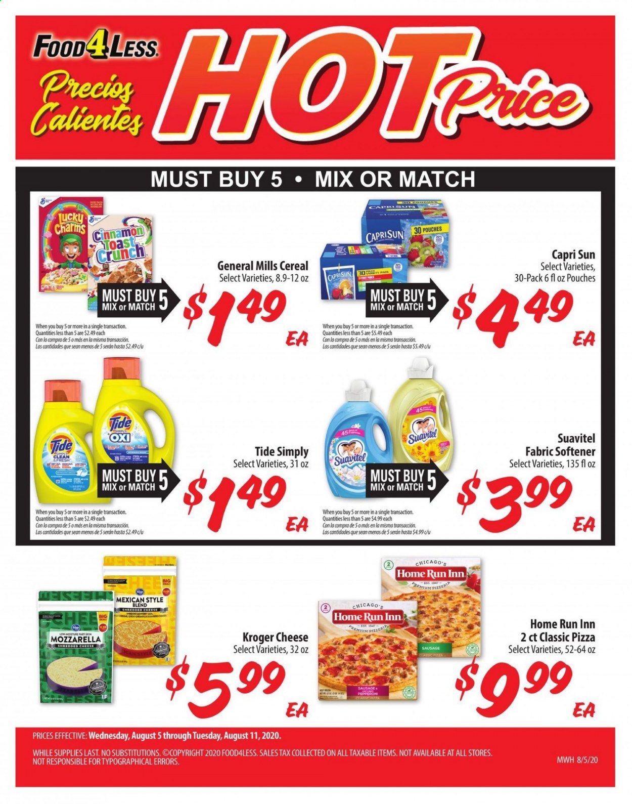 Food 4 Less (IL) Weekly Ad August 5 to August 11