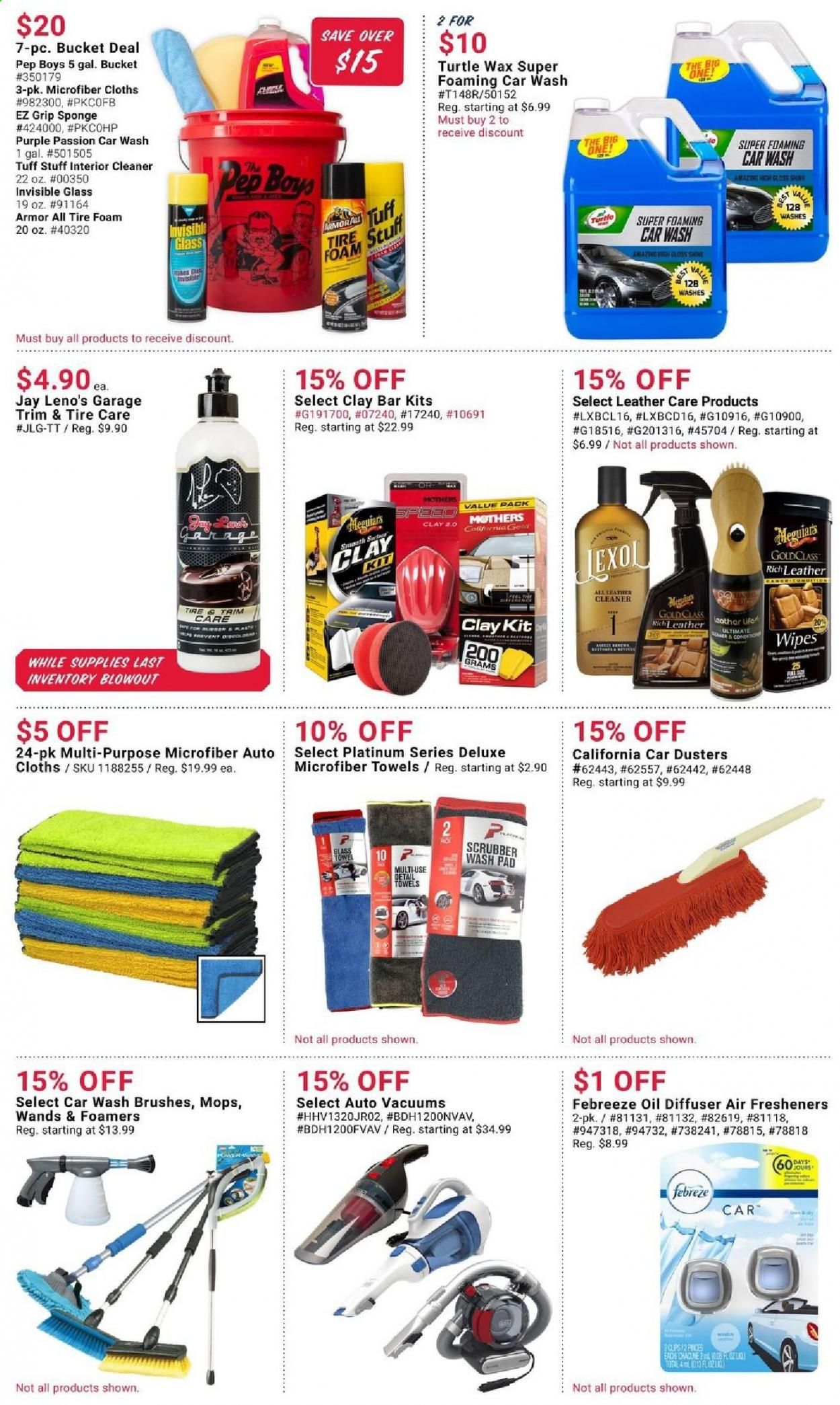Pep Boys Weekly Ad July 26 to August 22