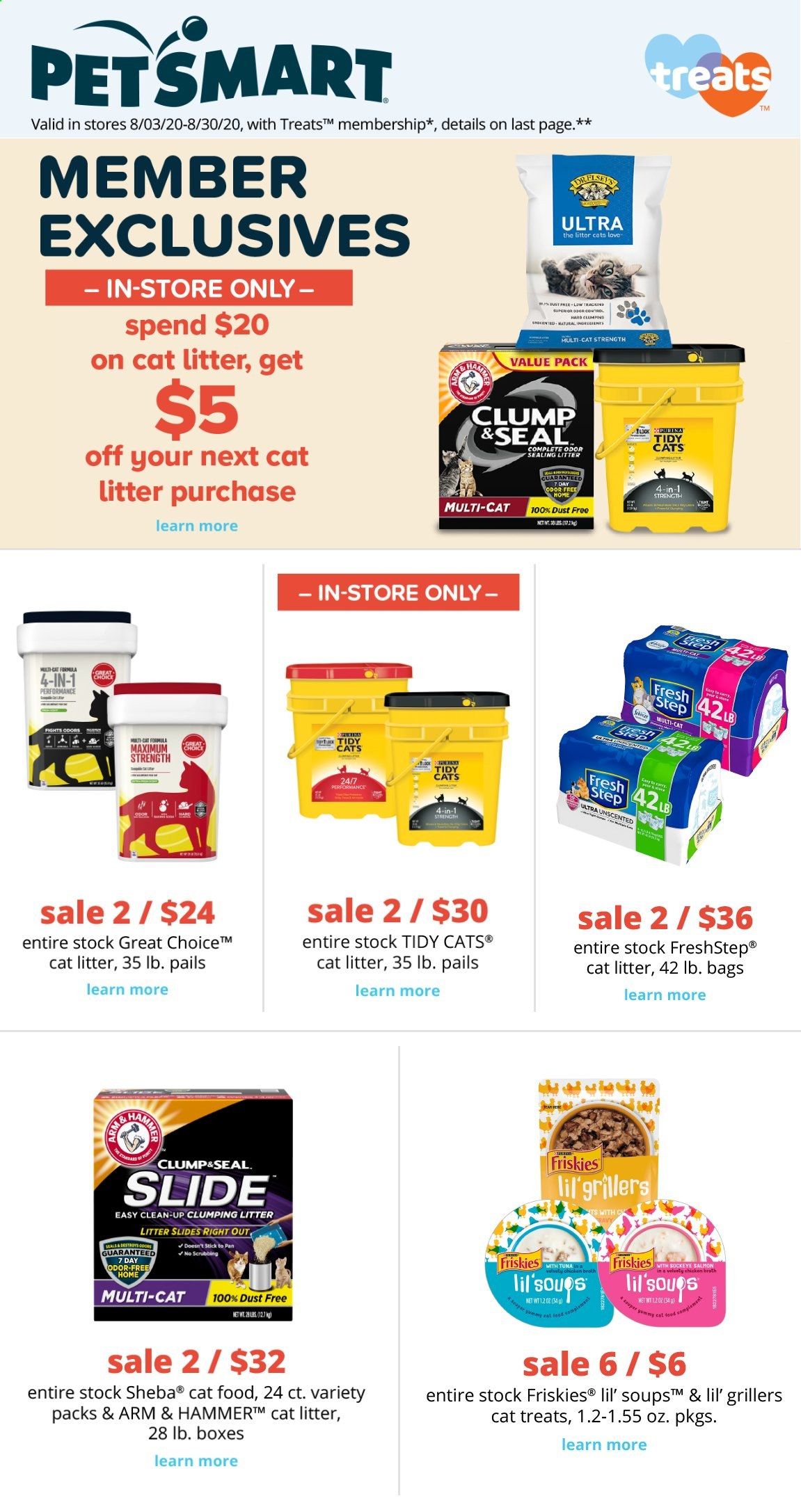 PetSmart Weekly Ad August 3 to August 30