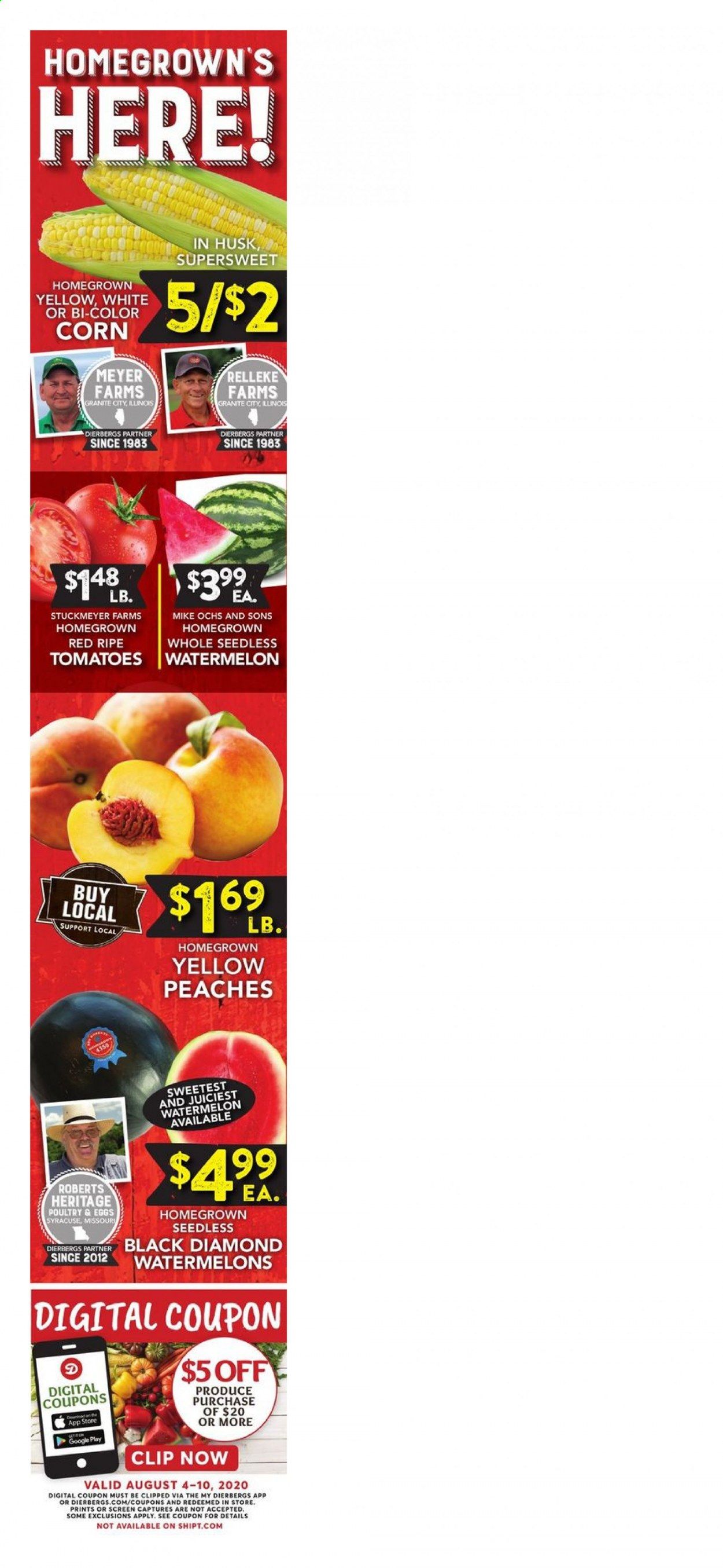 Dierbergs (IL, MO) Weekly Ad August 4 to August 10