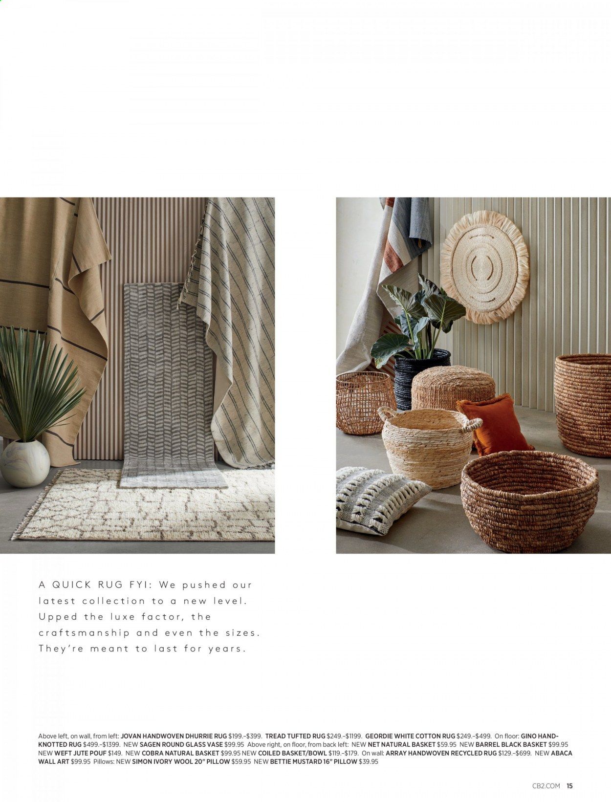 CB2 Weekly Ad August 1 to August 31