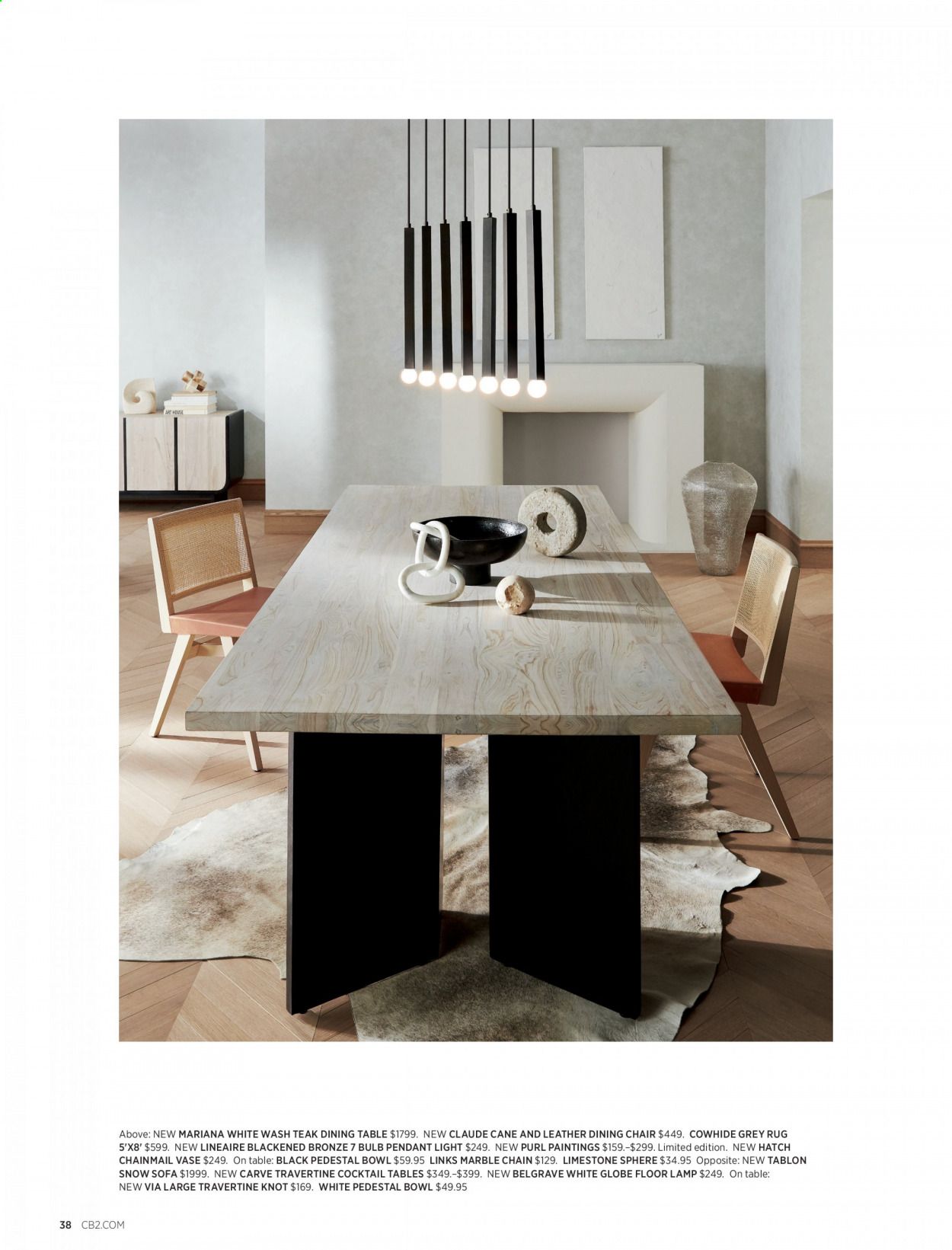 CB2 Weekly Ad August 1 to August 31