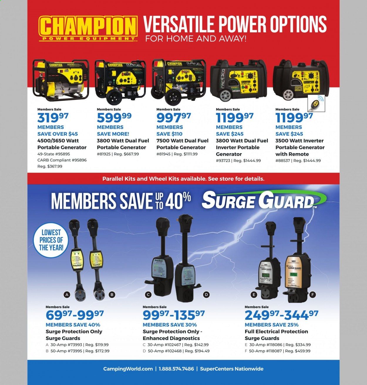 Gander RV & Outdoors (FL, KY, NC, NM, TX) Weekly Ad August 1 to August 30
