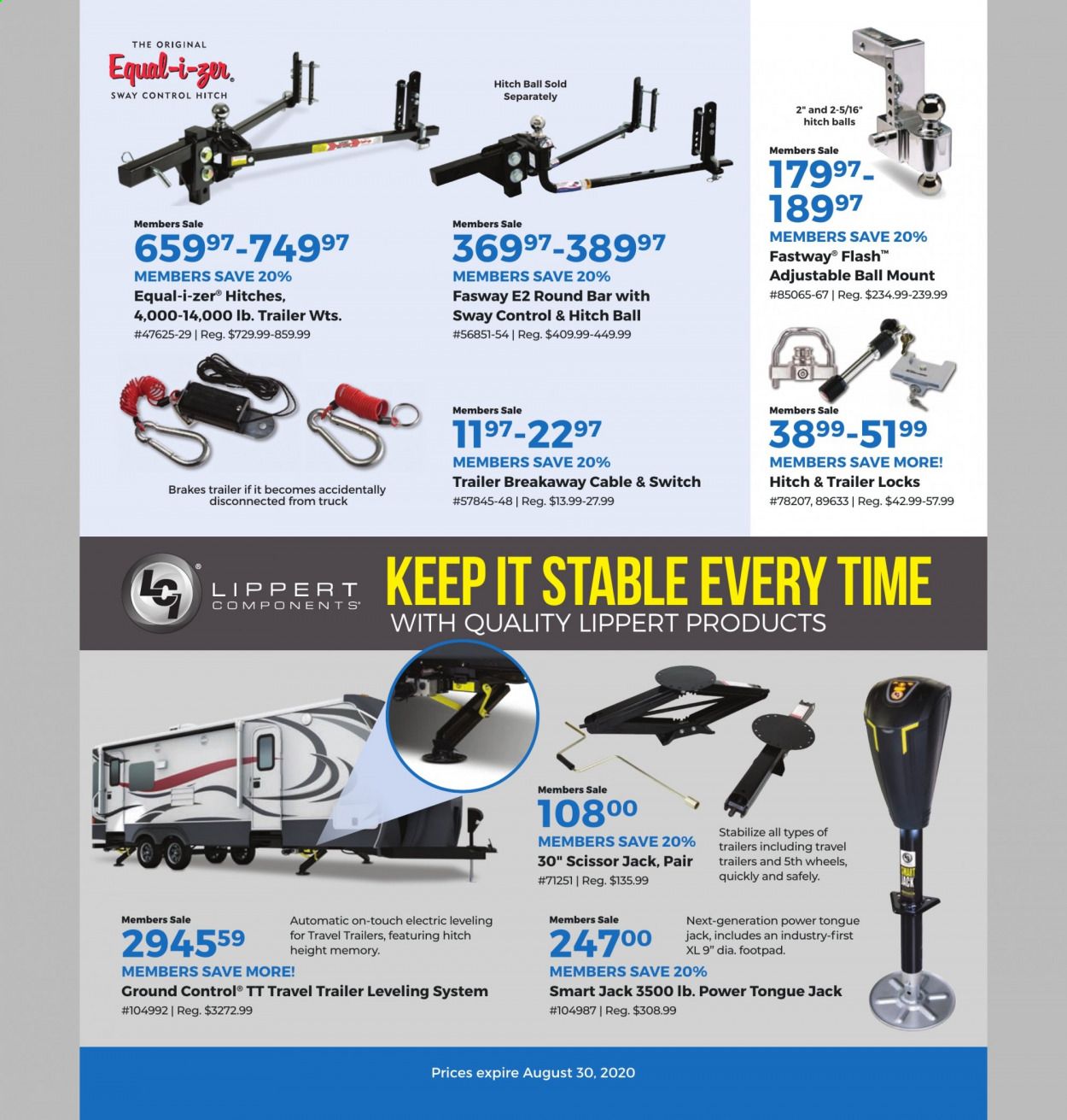 Gander RV & Outdoors (FL, KY, NC, NM, TX) Weekly Ad August 1 to August 30