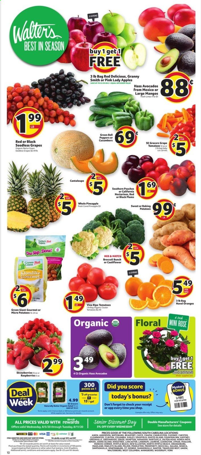 BI-LO (SC) Weekly Ad August 5 to August 11
