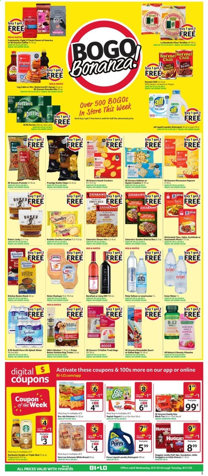 BI-LO (SC) Weekly Ad August 5 to August 11