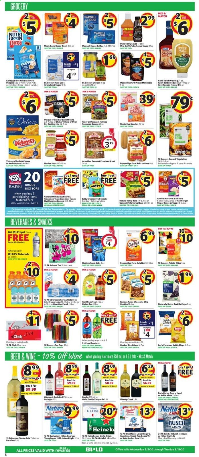 BI-LO (SC) Weekly Ad August 5 to August 11