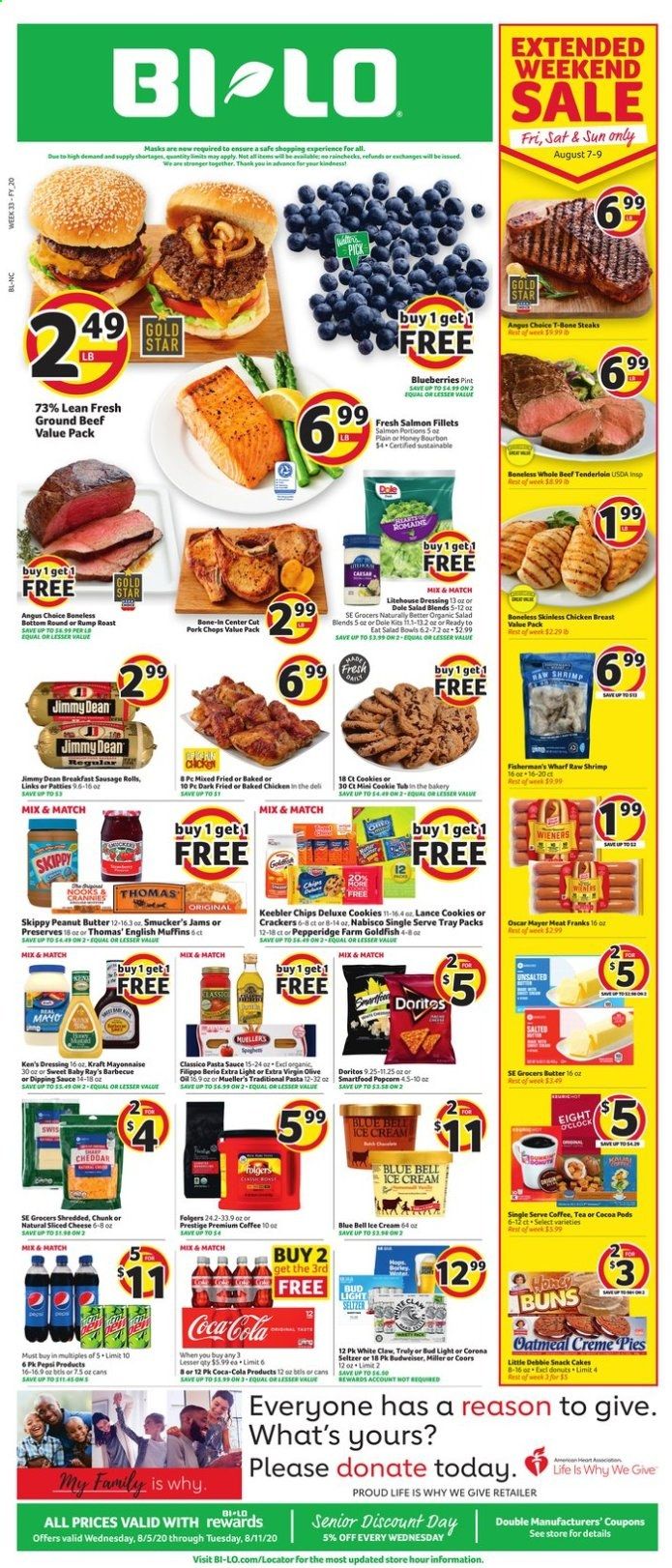 BI-LO (NC) Weekly Ad August 5 to August 11