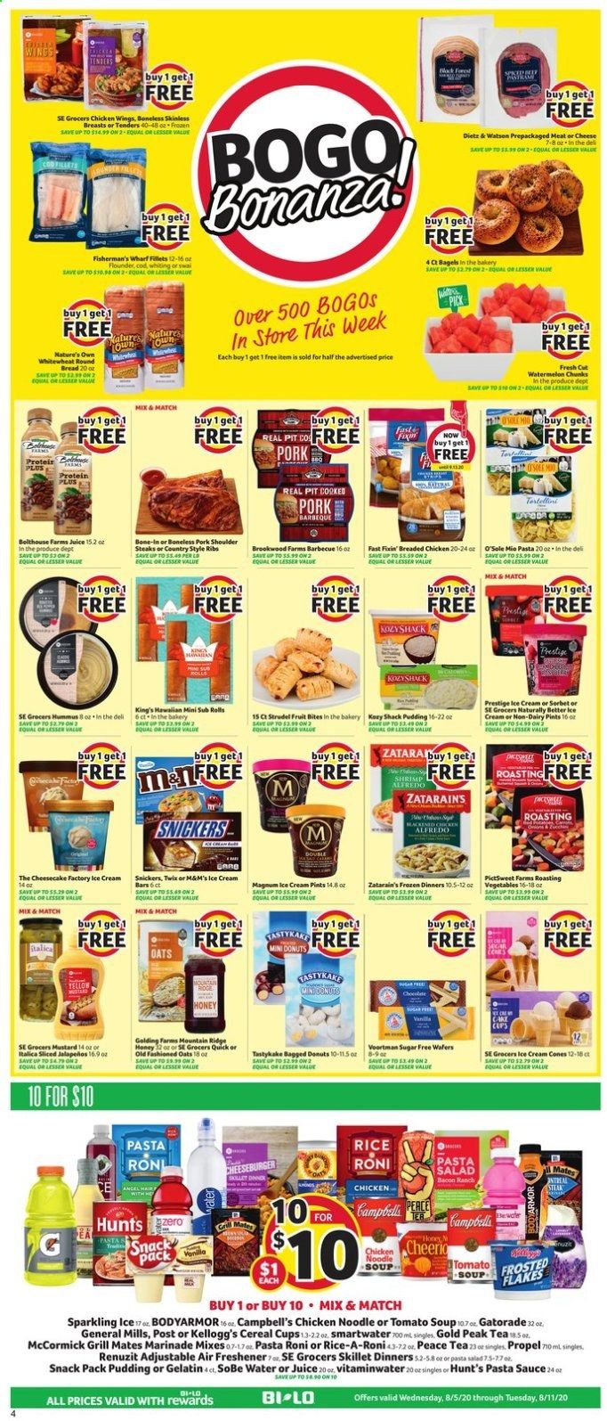 BI-LO (NC) Weekly Ad August 5 to August 11