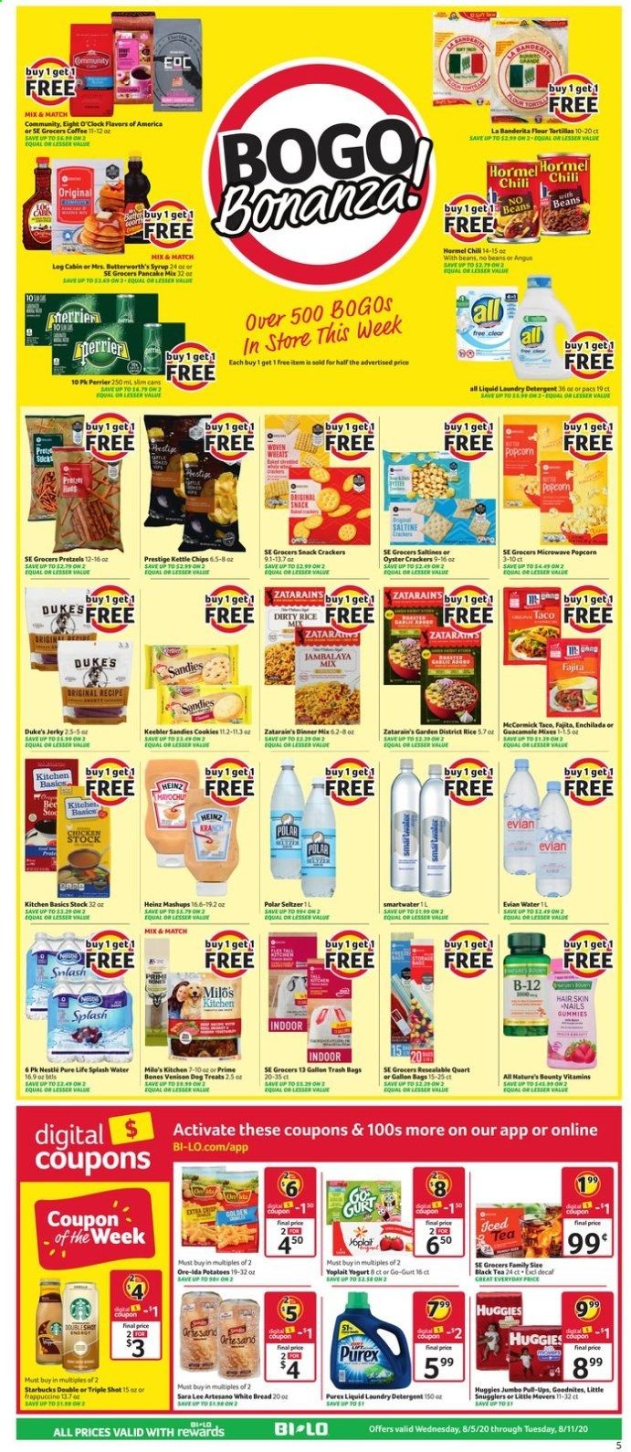 BI-LO (NC) Weekly Ad August 5 to August 11