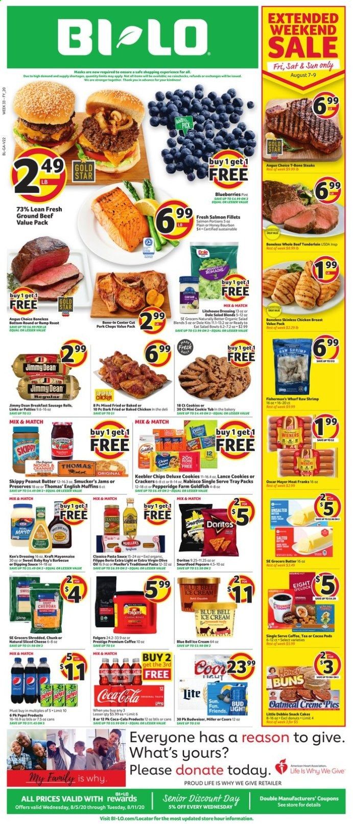 BI-LO (GA) Weekly Ad August 5 to August 11
