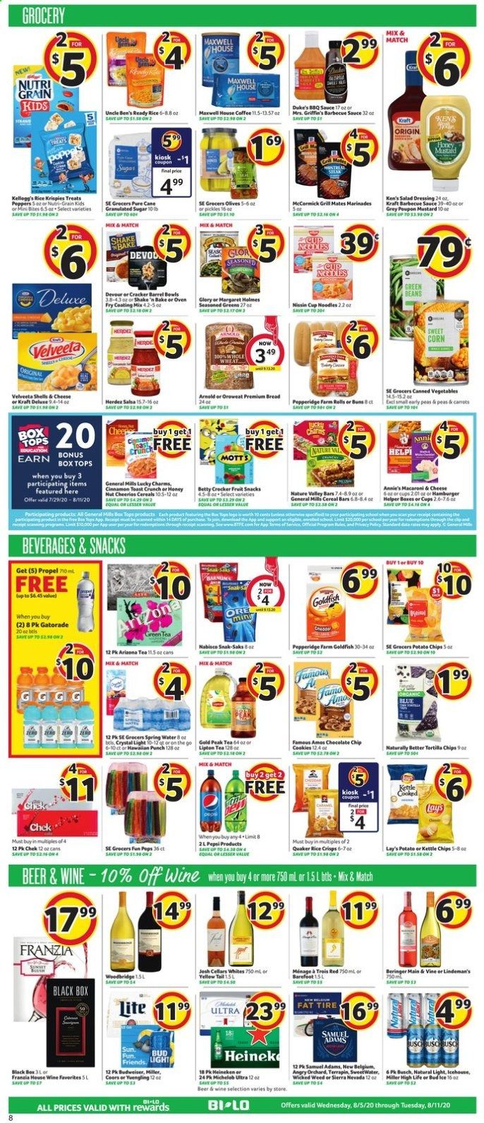 BI-LO (GA) Weekly Ad August 5 to August 11