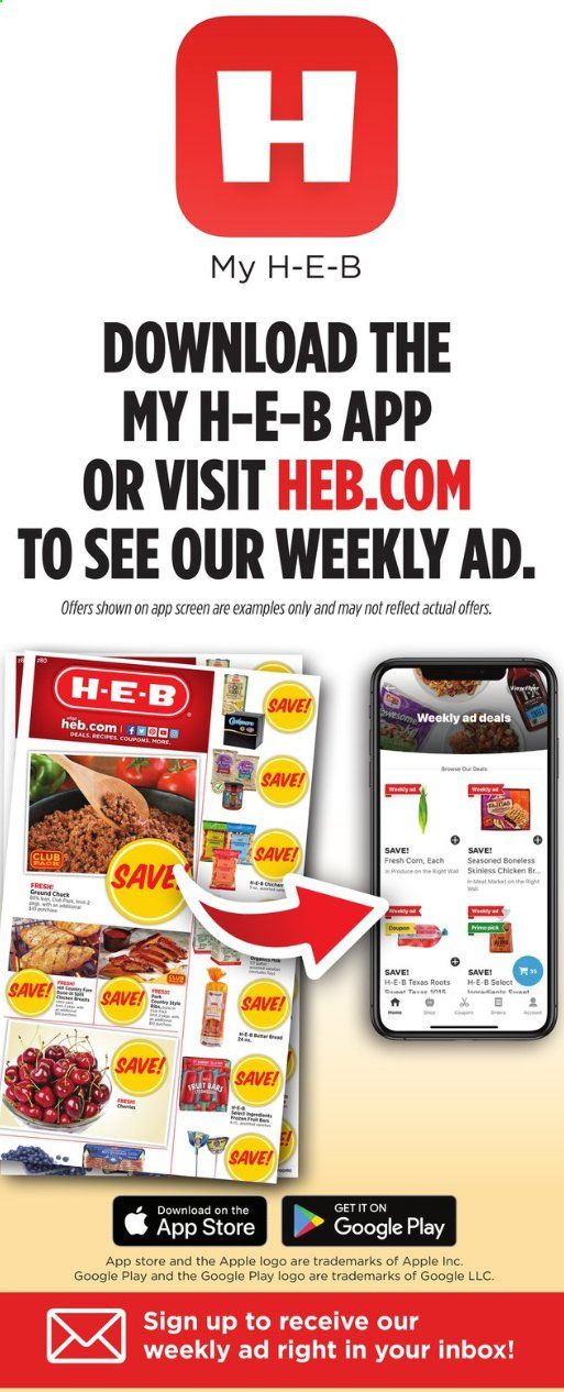 H-E-B Weekly Ad August 5 to August 11