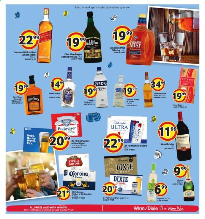 Winn Dixie (LA) Weekly Ad August 5 to August 11