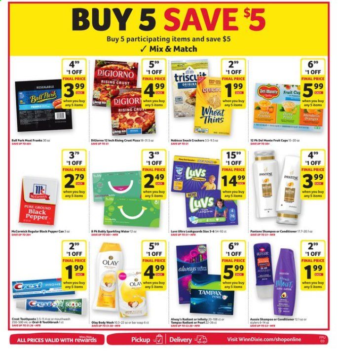 Winn Dixie (LA) Weekly Ad August 5 to August 11