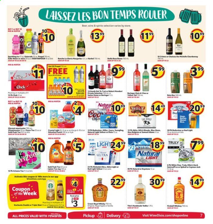 Winn Dixie (LA) Weekly Ad August 5 to August 11
