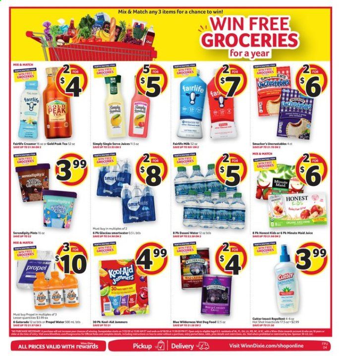 Winn Dixie (MS) Weekly Ad August 5 to August 11