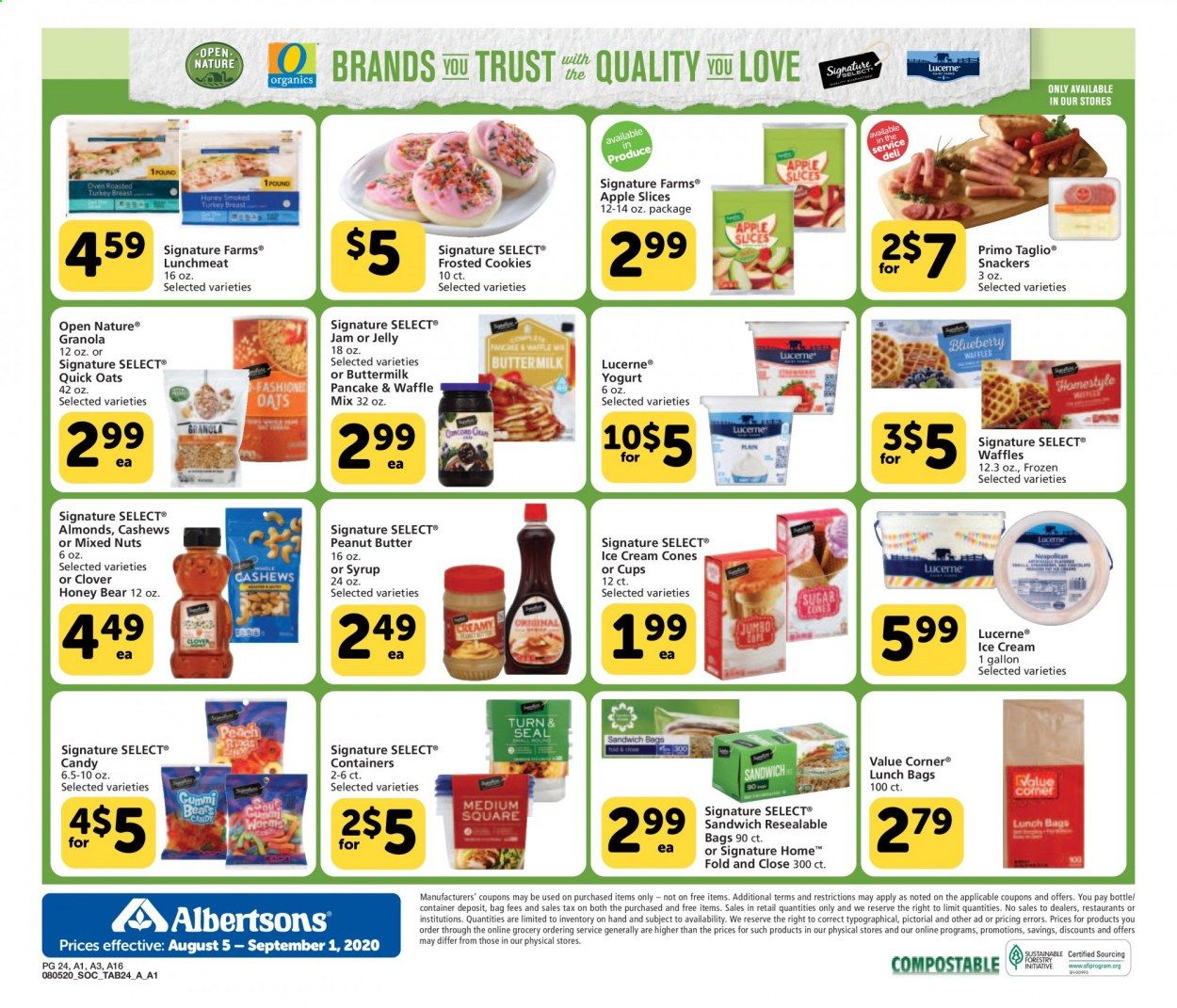 Albertsons Weekly Ad August 5 to September 1
