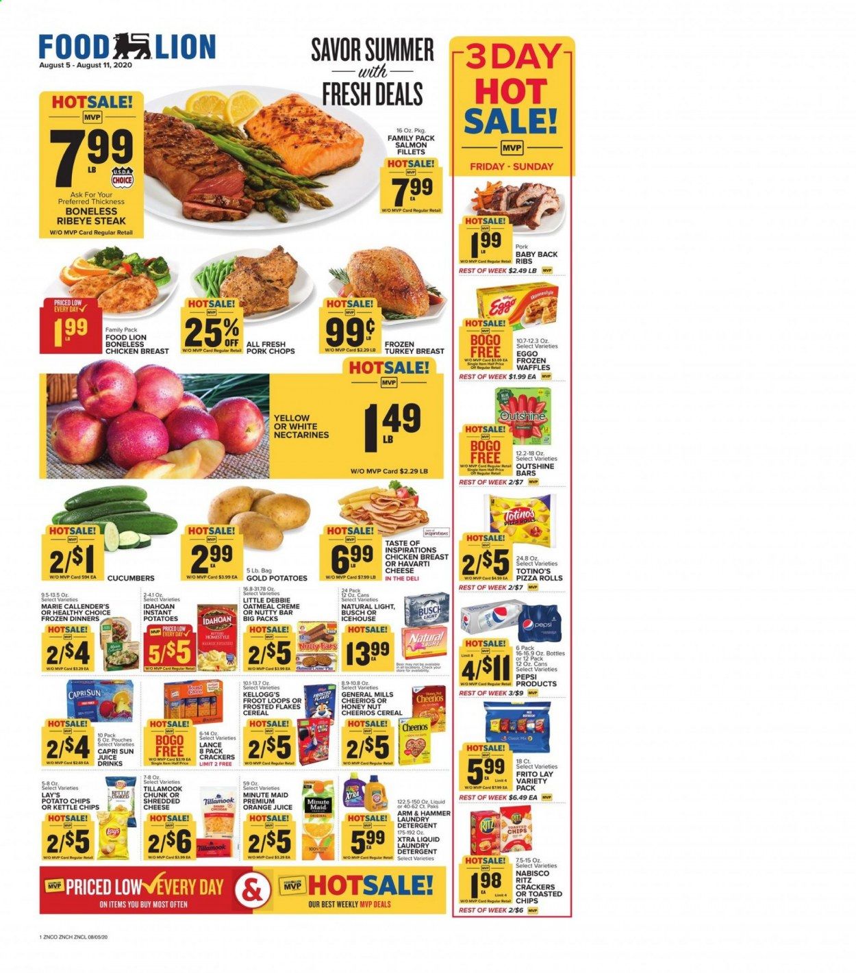 Food Lion (NC) Weekly Ad August 5 to August 11