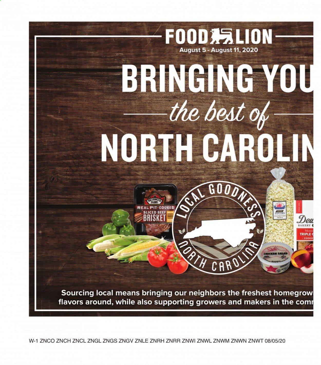 Food Lion (NC) Weekly Ad August 5 to August 11