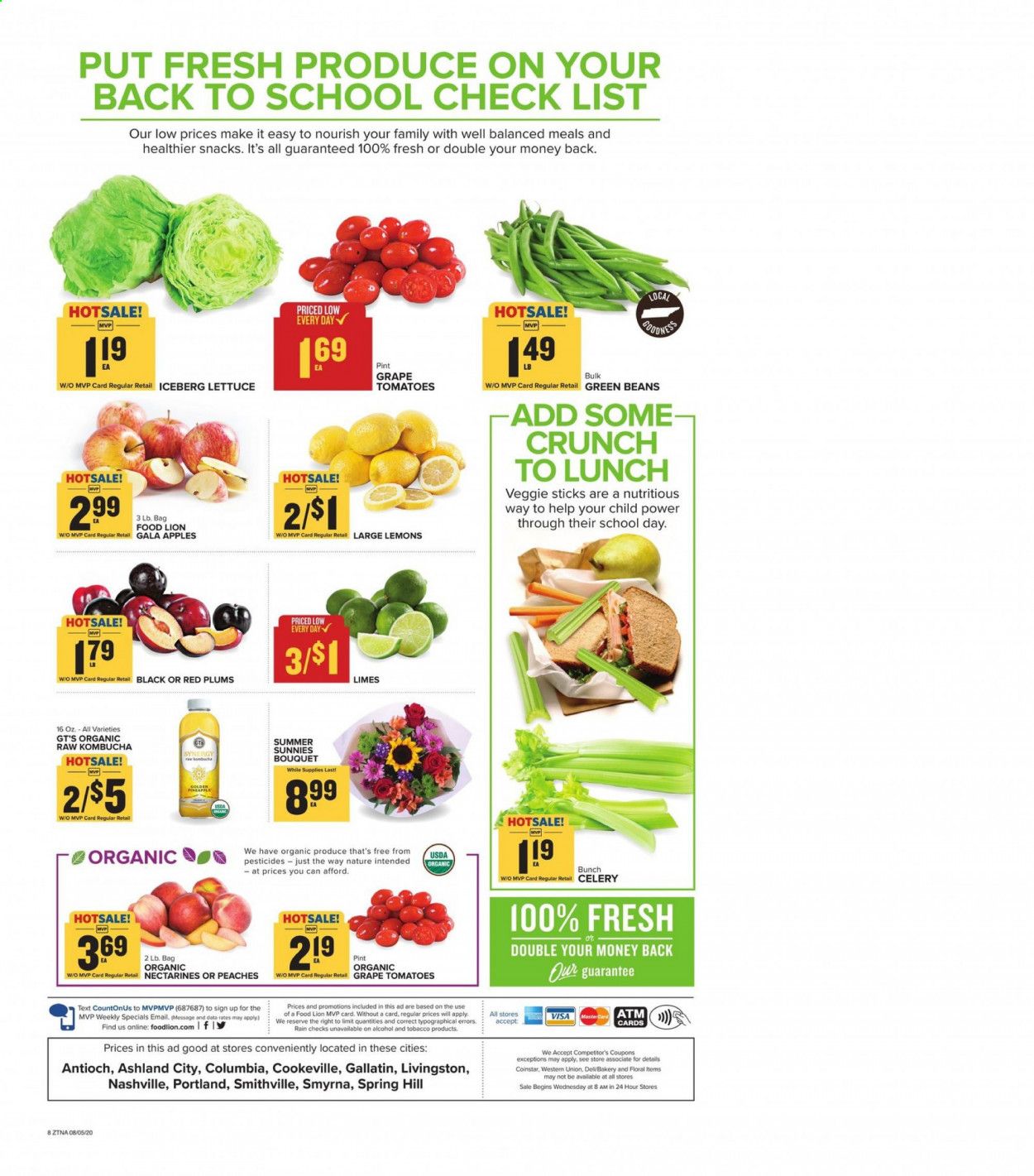 Food Lion (TN) Weekly Ad August 5 to August 11