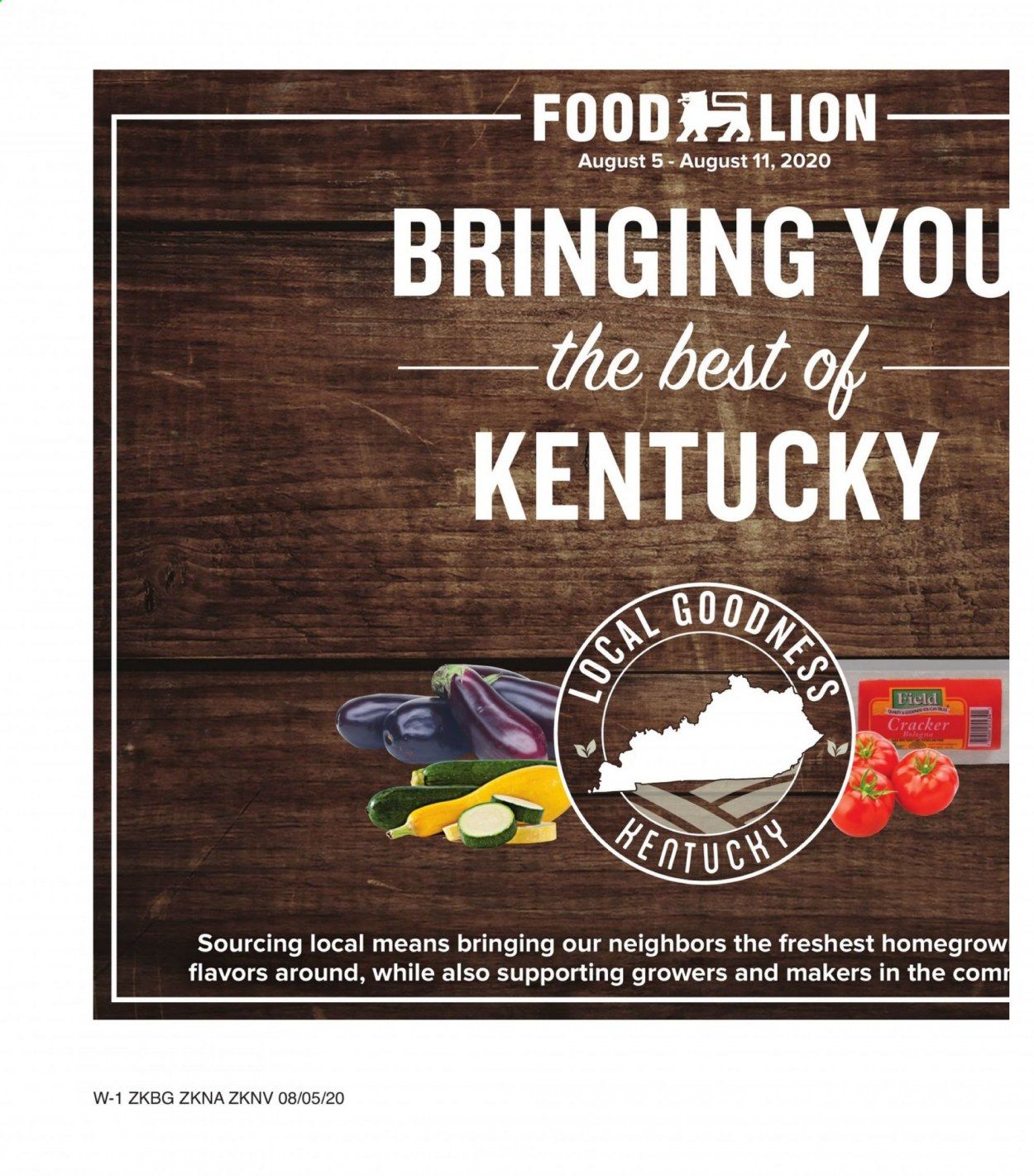 Food Lion (KY) Weekly Ad August 5 to August 11
