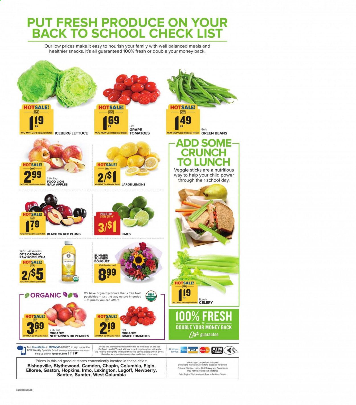 Food Lion (SC) Weekly Ad August 5 to August 11