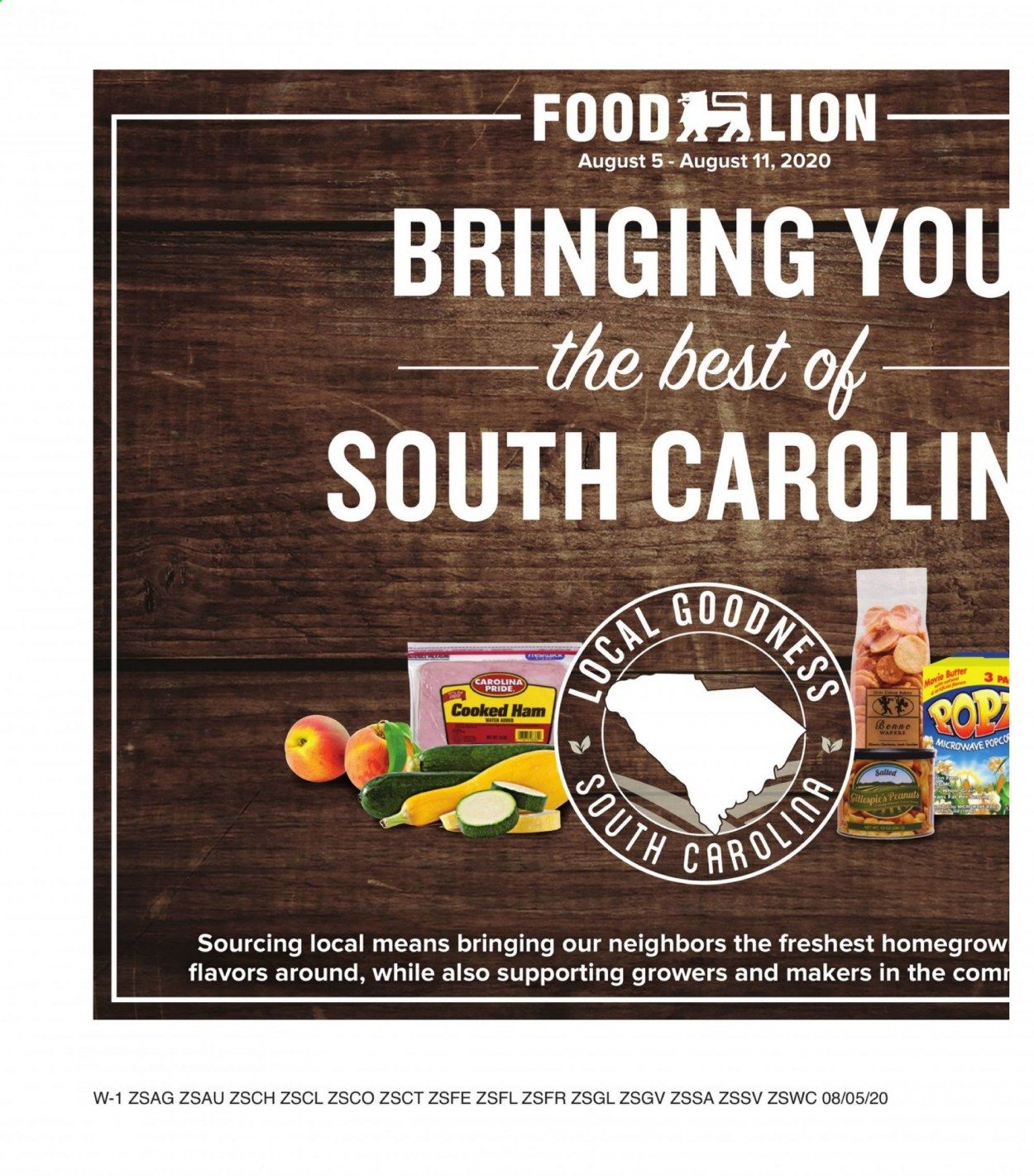 Food Lion (SC) Weekly Ad August 5 to August 11