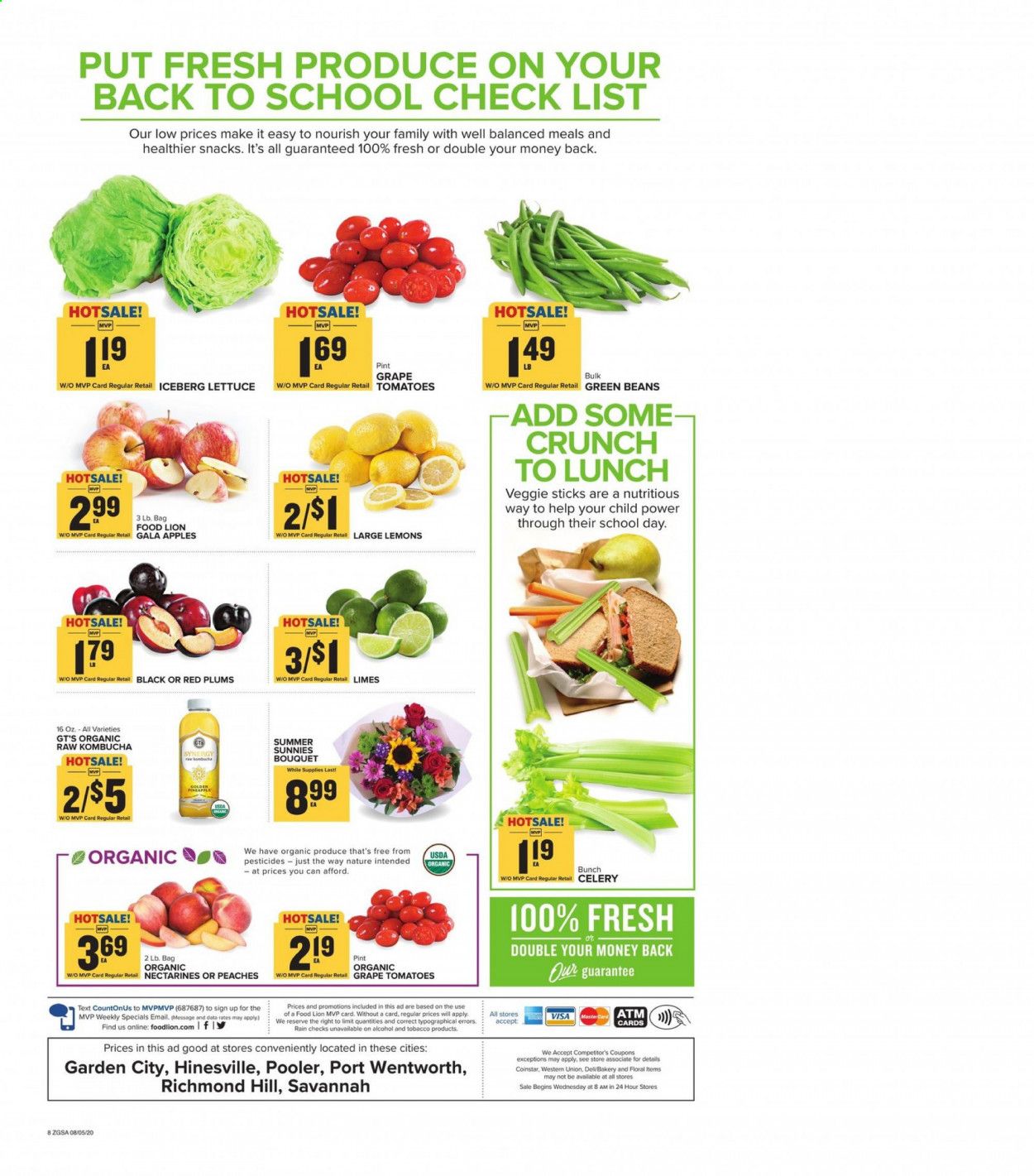 Food Lion (GA) Weekly Ad August 5 to August 11