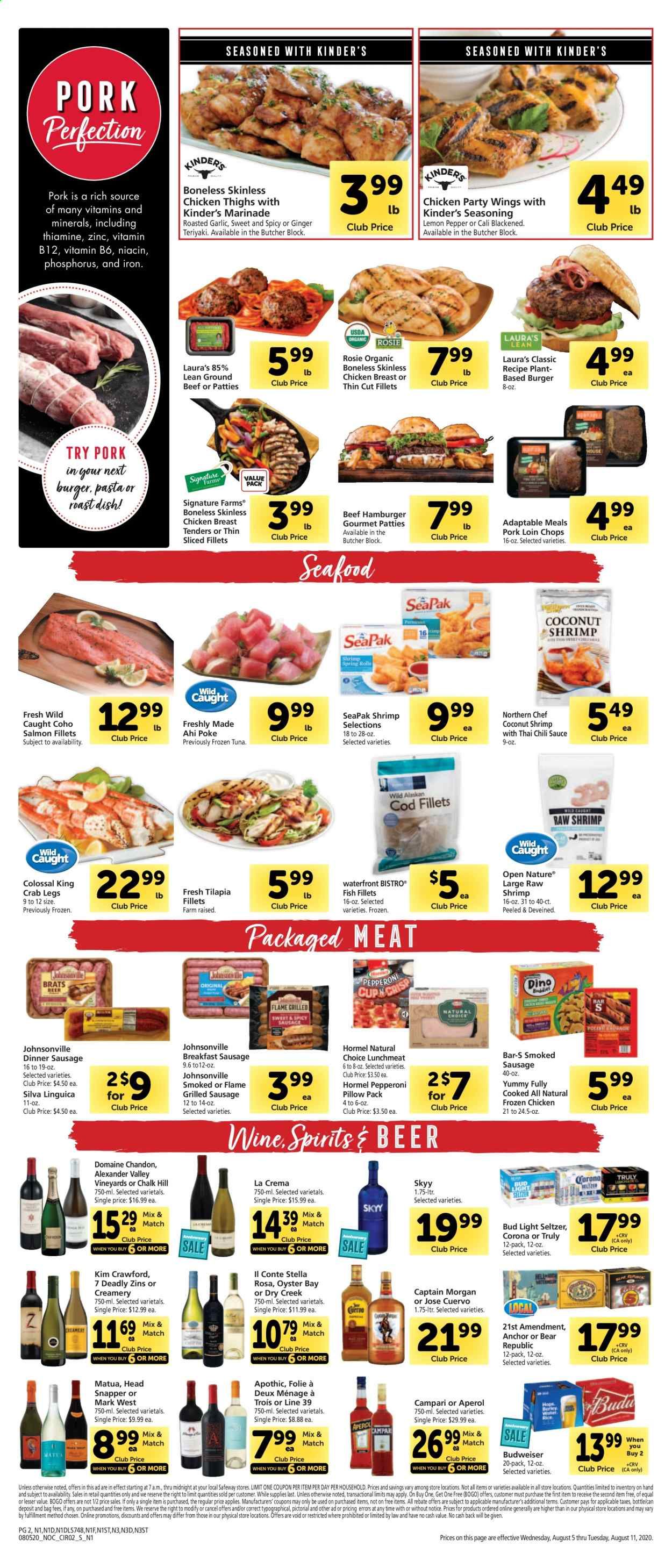 Safeway Weekly Ad August 5 to August 11