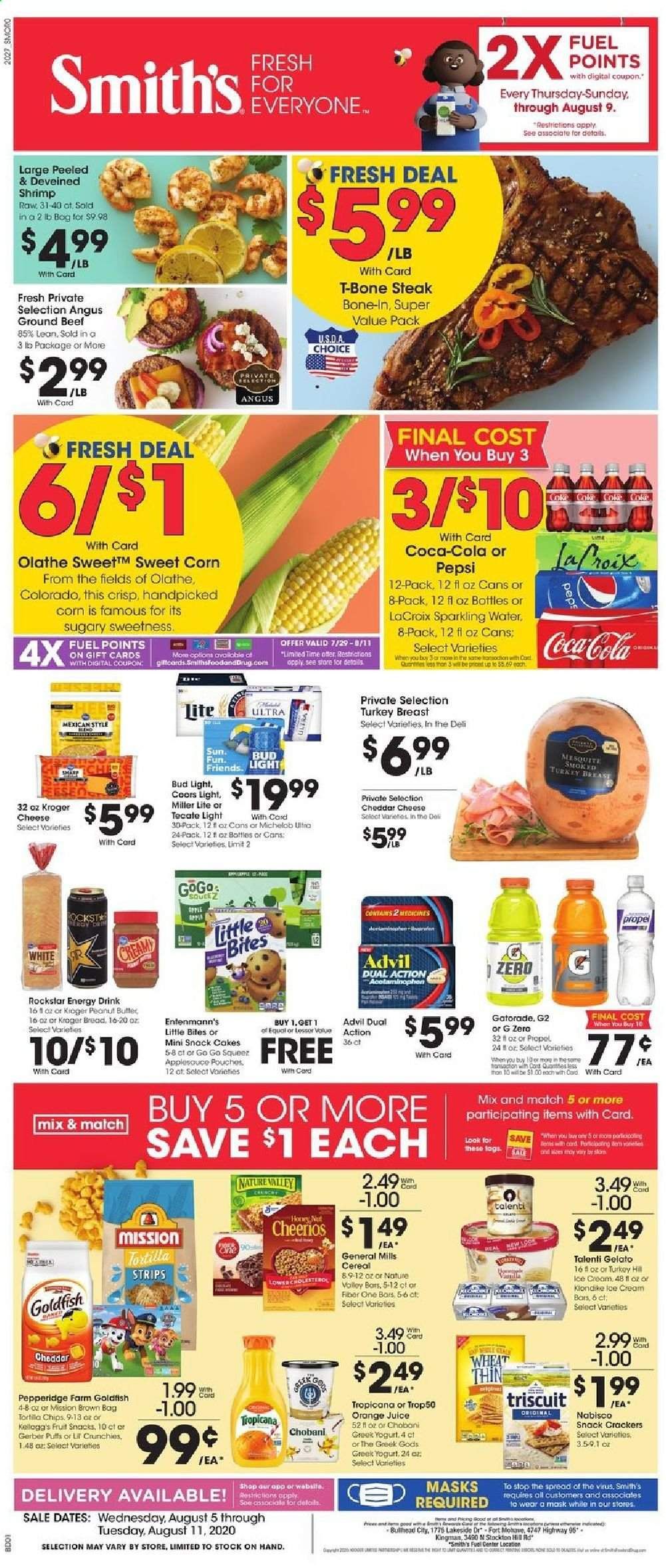 Smith's Weekly Ad August 5 to August 11