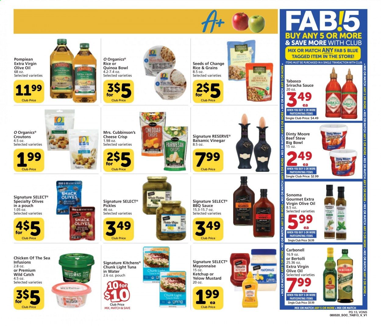 Vons Weekly Ad August 5 to September 1