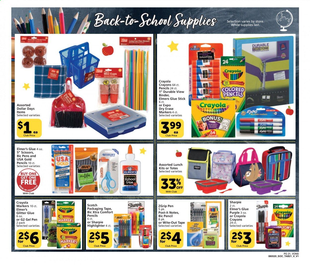 Vons Weekly Ad August 5 to September 1