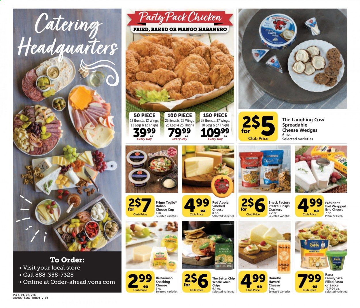 Vons Weekly Ad August 5 to September 1