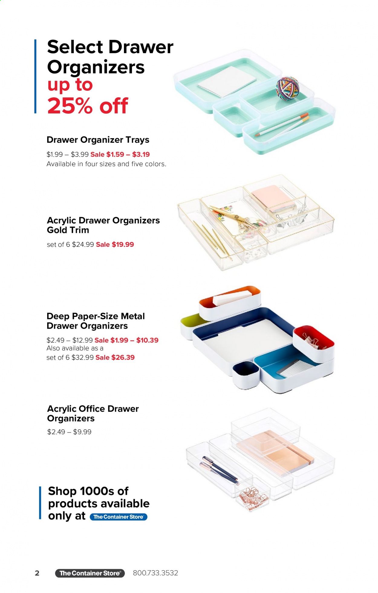 The Container Store Weekly Ad August 4 to September 8