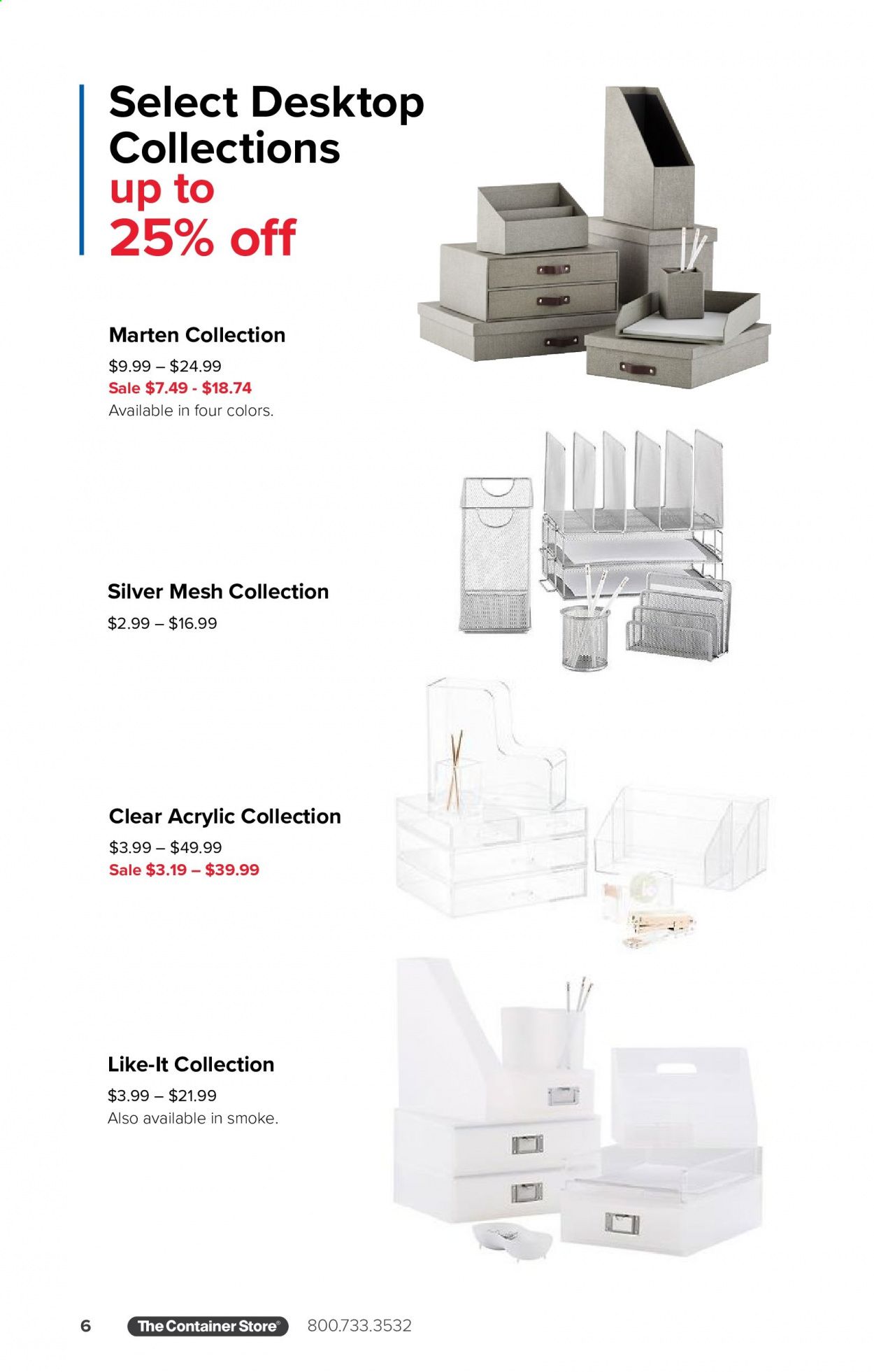 The Container Store Weekly Ad August 4 to September 8