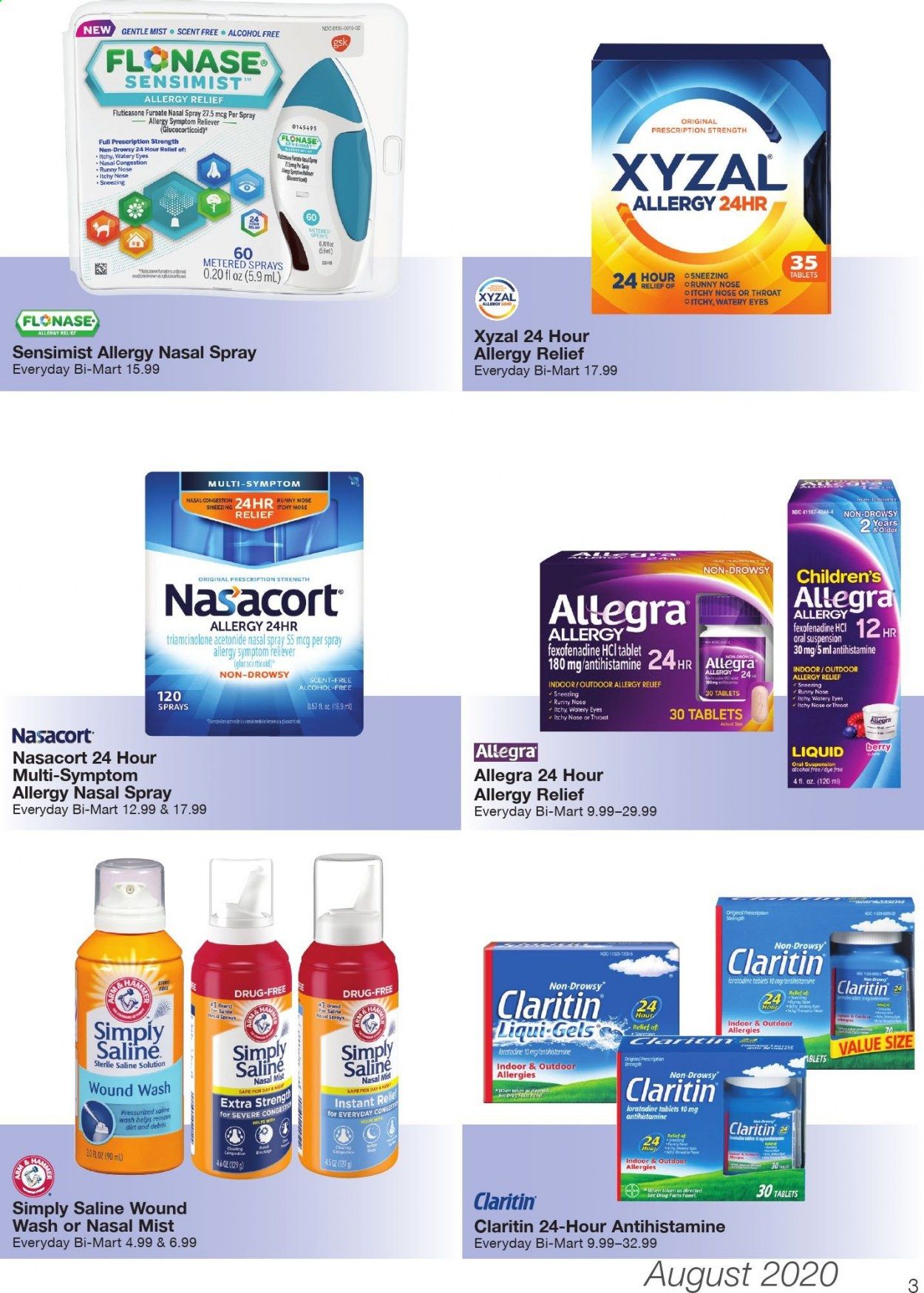 Bi-Mart Weekly Ad August 1 to August 31